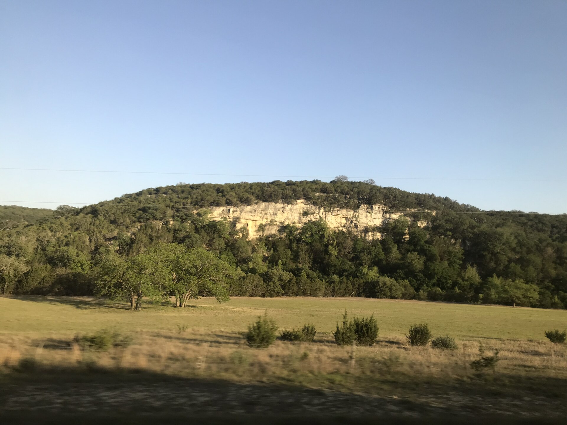 Rolling hills near Medina, Texas